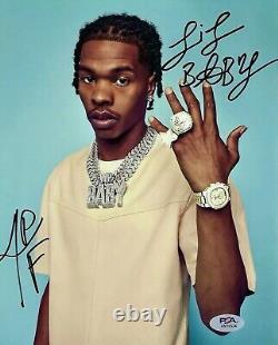 LIL Baby Signed 8x10 Photo Music Drip Too Hard Rap Autograph Psa/dna Coa