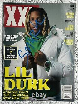 LIL Durk Signed XXL Magazine King Von The Voice Autograph Psa/dna Coa