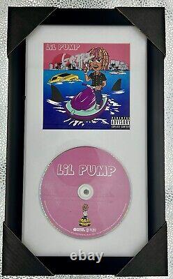 LIL Pump Signed + Framed CD Album Gucci Gang Autograph Psa/dna Coa