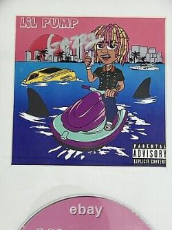 LIL Pump Signed + Framed CD Album Gucci Gang Autograph Psa/dna Coa