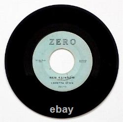 LORETTA LYNN Original SIGNED AUTOGRAPH 1960's ZERO Label Record with PSA/DNA COA