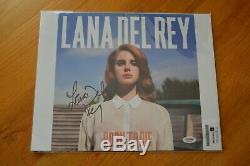 Lana Del Rey Autographed Born To Die 11x14 Color Photo with PSA / DNA COA