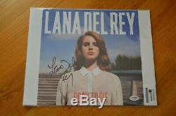 Lana Del Rey Autographed Born To Die 11x14 Color Photo with PSA / DNA COA