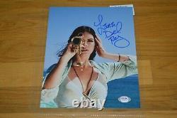 Lana Del Rey Color 8x10 Autographed Photo with PSA/DNA COA