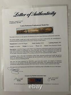 Lance Berkman Game Used Bat Houston Astros PSA DNA COA