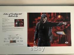 Large Top Graded Eminem Autographed Signed Photo PSA DNA COA
