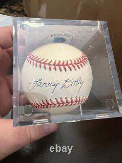 Larry Doby PSA DNA Coa Autograph American League Signed Baseball Beckett COA