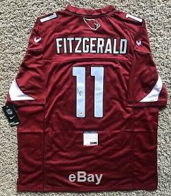 Larry Fitzgerald Signed Arizona Cardinals Jersey PSA/DNA COA #11 Pitt NFL RARE