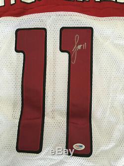 Larry Fitzgerald signed Arizona Cardinals Game Jersey with PSA DNA COA