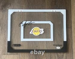LeBron Bronny James Jr Signed Los Angeles Lakers Backboard PSA/DNA COA