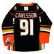 Leo Carlsson Signed Autographed Anaheim Ducks #91 Rookie Jersey Psa/dna Coa Auto