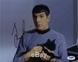 Leonard Nimoy Star Trek Autographed Signed 8x10 Photo Certified PSA/DNA COA