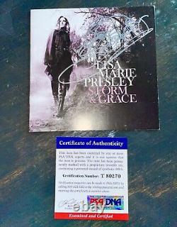 Lisa Marie Presley autographed signed Storm & Grace CD booklet PSA DNA COA ELVIS