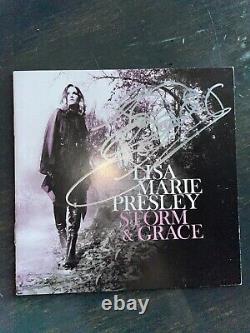 Lisa Marie Presley autographed signed Storm & Grace CD booklet PSA DNA COA ELVIS