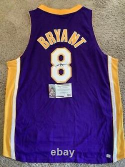 Los Angeles Lakers Kobe Bryant autographed jersey & basketball with PSA/DNA COA