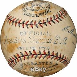 Lou Gehrig Signed 1932 Official American League Baseball PSA DNA & SGC COA