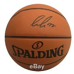 Luka Doncic Dallas Mavericks Autographed NBA Signed Basketball PSA DNA COA BLK 2