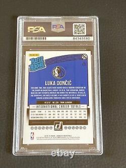 Luka Doncic Signed 2018 Panini Hoops #177 RC Autographed Rookie PSA DNA COA Auto