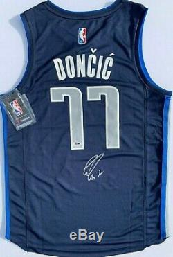 Luka Doncic Signed Dallas Mavericks Basketball Jersey Fanatics Auto Psa/dna Coa