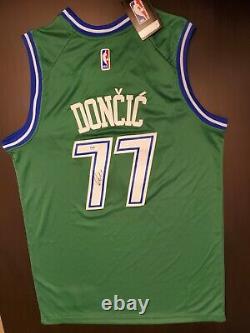 Luka Doncic Signed Dallas Mavericks Jersey with PSA/DNA COA NBA Euro Autographed