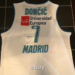 Luka Doncic Signed Europea Jersey Autographed Auto Mavericks + PSA DNA LOA COA