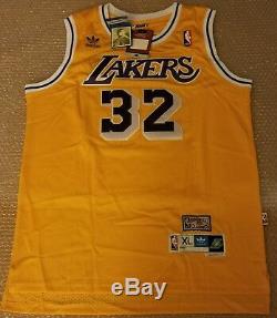 Magic Johnson Signed Authentic Adidas LA Lakers Jersey PSA/DNA ITP COA