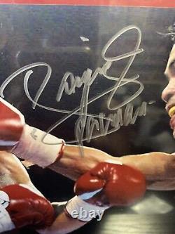 Manny Pacquiao Signed PSA/DNA 8x10 Photo COA Autograph vs Marco Antonio Barrera