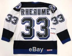 Manon Rheaume Signed Tampa Bay Lightning CCM Jersey Psa/dna Coa Aa52189 Large