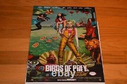 Margot Robbie Birds of Prey 11x14 Autographed Photo with PSA/DNA COA