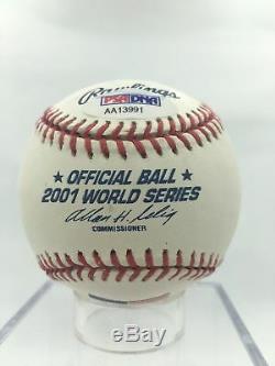 Mariano Rivera 2001 World Series Ceremonial First Pitch Baseball PSA DNA COA