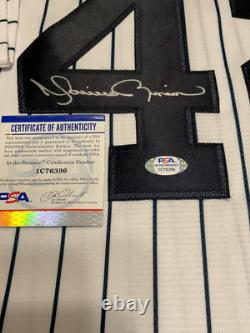 Mariano Rivera Signed Nike Yankees Jersey Psa/dna Coa 1c76396