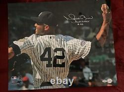 Mariano Riveria Signed 20x24 Photo Annotated Last To Wear #42 Psa /dna Coa