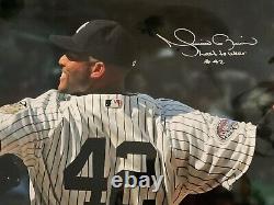 Mariano Riveria Signed 20x24 Photo Annotated Last To Wear #42 Psa /dna Coa