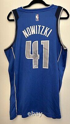 Mark Cuban Signed Dallas Mavericks Dirk Nowitzki Jersey Autographed PSA/DNA COA