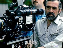 Martin Scorsese Signed 11x14 Directing Photo PSA DNA COA