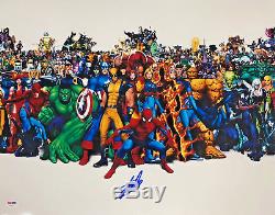 Marvel Stan Lee Signed Signed 16x20 Photo Avengers Spider-Man Auto PSA/DNA COA