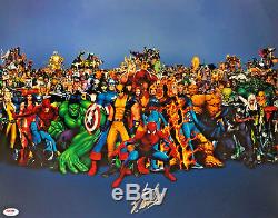 Marvel Stan Lee Signed Signed 16x20 Photo Avengers Spider-Man Auto PSA/DNA COA