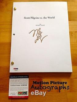 Mary Elizabeth Winstead Signed Scott Pilgrim Movie Script Full Psa Dna Coa