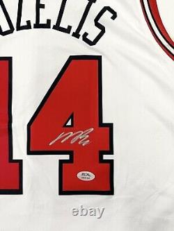 Matas Buzelis Signed Autographed Chicago Bulls Jersey PSA/DNA COA