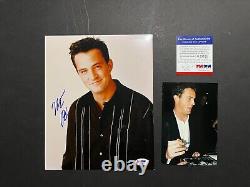 Matthew Perry Rare! Autographed signed Friends 8x10 photo PSA/DNA coa with PROOF