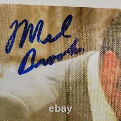 Mel Brooks signed Blazing Saddles 11x17 canvas photo autograph PSA/DNA COA