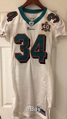 Miami Dolphins Ricky Williams Game Worn NFL Auto Jersey PSA/DNA COA Game Issued