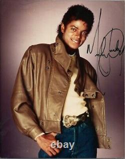 Michael Jackson, Autograph, Coa Psa/dna, Thriller Era, Original 8x10 Photo