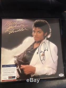 Michael Jackson Signed Autographed Thriller Album PSA DNA COA! Mint Condition