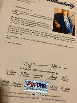 Michael Jackson Vintage Autographed 8x10 COA PSA/DNA