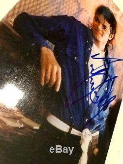 Michael Jackson Vintage Autographed 8x10 COA PSA/DNA