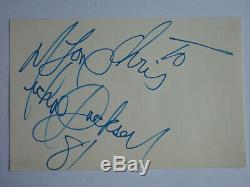 Michael Jackson large vintage autograph signed cut signature PSA/DNA COA
