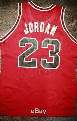 Michael Jordan 23 Autographed with PSA/DNA COA MacGregor Sand Knit Jersey