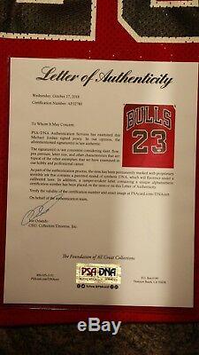Michael Jordan 23 Autographed with PSA/DNA COA MacGregor Sand Knit Jersey