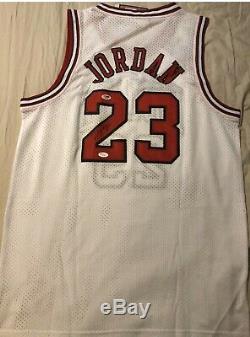 Michael Jordan Signed Autographed Chicago Bulls Jersey COA PSA/DNA & JSA